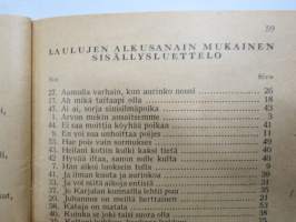 Kaikki laulamaan III 61 kansanlaulua yhteislaulutilaisuuksia varten