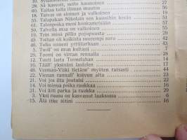 Kaikki laulamaan III 61 kansanlaulua yhteislaulutilaisuuksia varten