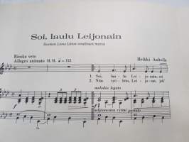 Leijona-marssi (Lions International) -nuotit / notes
