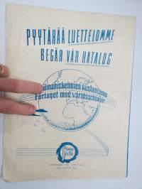 Muisto Wienistä - Et minne från Wien -nuotit / notes