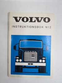 Volvo N12 Instruktionsbok -käyttöohjekirja / operator´s manual in swedish