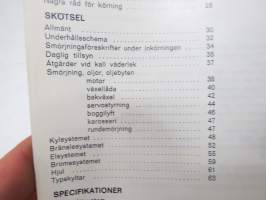 Volvo N12 Instruktionsbok -käyttöohjekirja / operator´s manual in swedish