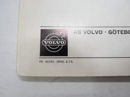 Volvo N12 Instruktionsbok -käyttöohjekirja / operator´s manual in swedish