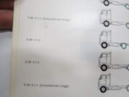 Volvo F89, G89 Instruktionsbok + tillägg -käyttöohjekirja + lisäosa / operator´s manual in swedish