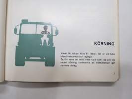 Volvo F89, G89 Instruktionsbok + tillägg -käyttöohjekirja + lisäosa / operator´s manual in swedish