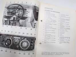 Volvo F89, G89 Instruktionsbok + tillägg -käyttöohjekirja + lisäosa / operator´s manual in swedish