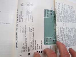 Volvo F89, G89 Instruktionsbok -käyttöohjekirja / operator´s manual in swedish