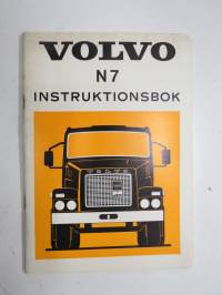 Volvo N7 Instruktionsbok -käyttöohjekirja / operator´s manual in swedish