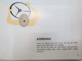 Volvo N7 Instruktionsbok -käyttöohjekirja / operator´s manual in swedish