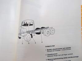 Volvo N7 Instruktionsbok -käyttöohjekirja / operator´s manual in swedish