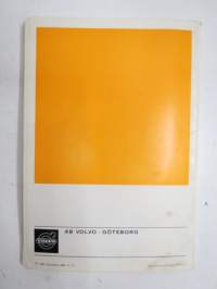 Volvo N7 Instruktionsbok -käyttöohjekirja / operator´s manual in swedish