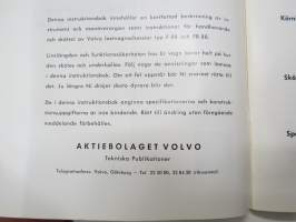 Volvo F 88, FB 88 Instruktionsbok -käyttöohjekirja ruotsiksi / operator´s manual in swedish