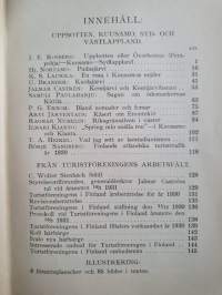 Turistföreningen i Finland Årsbok 1931. Innehåll: Uppbotten, Kuusamo, Syd- och Västlappland.