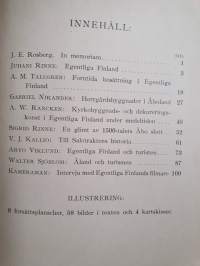 Turistföreningen i Finland Årsbok 1933. Egentliga Finland och Åland.