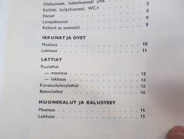 Kaunista maalaten - Tikkurilan Väritehtaat, maalausopas -painting guide