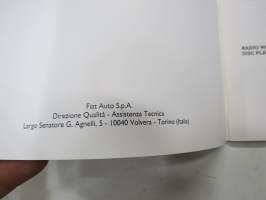 Fiat Stilo Sound System 2002 -audiolaitteiden käyttöohjekirja, englanninkielinen