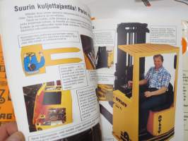 Still, Atlet -trukkien myyntiesitekansio / forklift sales brochures