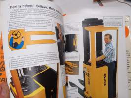 Still, Atlet -trukkien myyntiesitekansio / forklift sales brochures