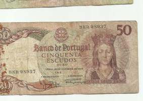 Portugal  50 Escudos 1964  seteli