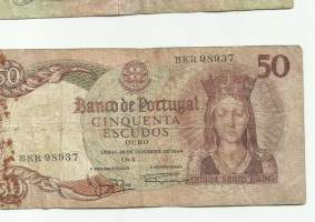Portugal  50 Escudos 1964  seteli