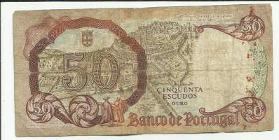 Portugal  50 Escudos 1964  seteli