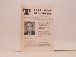 Typpi Oy:n tiedotuksia N:o 5 / 1965