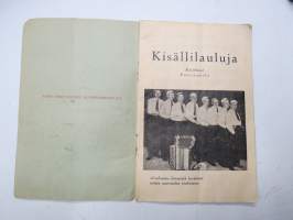7 kisällilaulua, vasemmisto- ja työväenhenkisiä lauluja vuodelta 1936