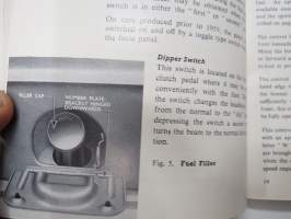 Ford Zephyr Instruction book - Omistajan käsikirja, englanninkielinen