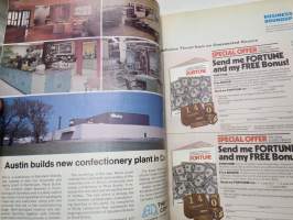Fortune 1976 March - A great architect´s enduring masterpices - cover story -Alvar Aalto kansikuva &amp; erikoisartikkeli arkkitehdin tuotannosta, 8-sivuinen
