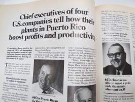 Fortune 1976 March - A great architect´s enduring masterpices - cover story -Alvar Aalto kansikuva &amp; erikoisartikkeli arkkitehdin tuotannosta, 8-sivuinen