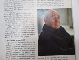 Fortune 1976 March - A great architect´s enduring masterpices - cover story -Alvar Aalto kansikuva &amp; erikoisartikkeli arkkitehdin tuotannosta, 8-sivuinen