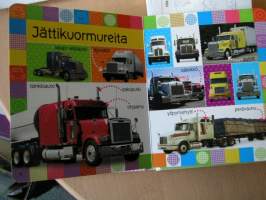 100 kulkuneuvoa,  VAKITA.N tarjous helposti s-m koko  paketti 19x36 x60 cm paino 35kg 5e