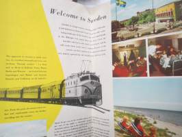 See Sweden by the Swedish State Railways -travel brochure / matkailuesite