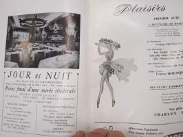 Casino de Paris, Line Renaud, Henri Varna -cabaret program