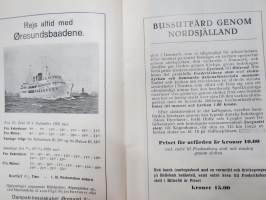 Elite Rundfart - Chr. Matthiesen &amp; Son, Köpenhamn, 1938 -kaupunkikierroksia autoilla ja laivoilla / sightseeings  with busses and boats