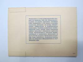 Seuramatka - Vouage de Groupe - Paris 13.8.1961 -lippukotelo rautatielippuineen / railway tickets