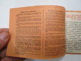 Suomen Matkatoimisto 3112, Tanska, Ruotsi matkalippuja -rautatielippu / railway tickets