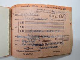Suomen Matkatoimisto 3112, Tanska, Ruotsi matkalippuja -rautatielippu / railway tickets