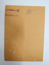 Firenze S.M.N. - Köpenhavn H 1962 -rautatielippu / railway tickets