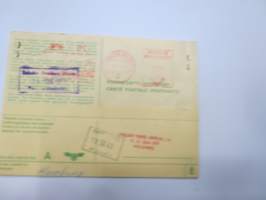 Hamburg - Würzburg paikkalippu 10.8.1963 -rautatielippu / railway ticket