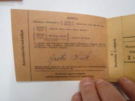 SJ Statens Järnvägar - Billiga rundturer - Kil-Sunneturen (Frykdalstur 2) nr 0030 2 kl. 15-7.1958 - 14.8.1958 -biljetthäfte / matkalippuvihko / train ticket