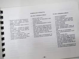LM Trac 485 Super -käyttöohjekirja / operator´s manual in finnish