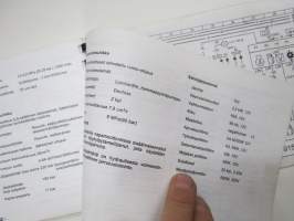 LM Trac 485 Monitoimikone -käyttöohjekirja / operator´s manual in finnish