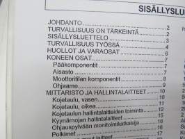 LM Trac 486 Monitoimikone -käyttöohjekirja / operator´s manual in finnish