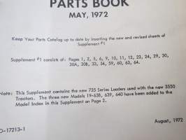 Ford - FoMoCo Loaders 730, 735, 740, Backhoes Parts Book -varaosaluettelo, kuormaajat