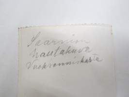 Saattoväki (Saarnio, Vuoksenniska) - post mortem -valokuva / photograph