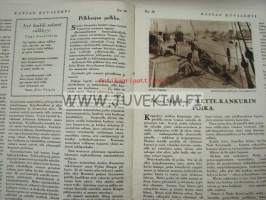 Kansan Kuvalehti 1927 nr 30 (Sammatin nuorisoseura s. 11. Takakansi: Mustialan heinäseipäät, 1927)