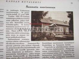 Kansan Kuvalehti 1927 nr 30 (Sammatin nuorisoseura s. 11. Takakansi: Mustialan heinäseipäät, 1927)
