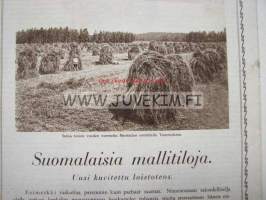 Kansan Kuvalehti 1927 nr 30 (Sammatin nuorisoseura s. 11. Takakansi: Mustialan heinäseipäät, 1927)
