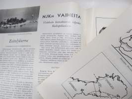 Purje ja Moottori 1961 nr 7 heinäkuu, NJK jättiläisregatta, Potkurit, Engalnnin venenäyttely, Myrskytietouden alkeet, Katamaran moottoriveneenä, Sten Aminoff 60 v.